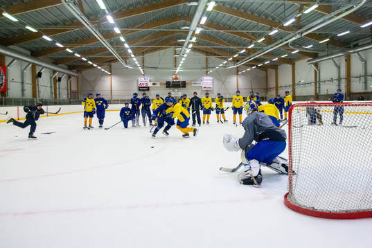 U18-landslaget tränar