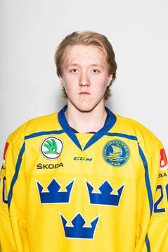Simon Holmström i U18-landslaget