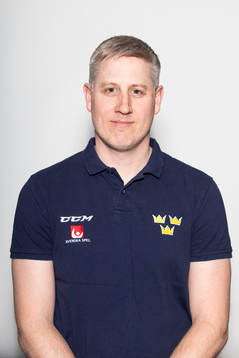 Assisterande tränare Martin Dahlin i U18-landslaget