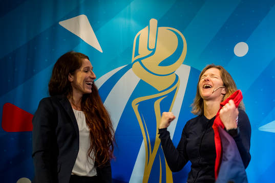 Lise Klaveness and Hege Riise