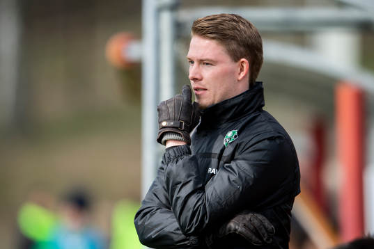 Högaborgs  tränare Kristoffer Schönbeck