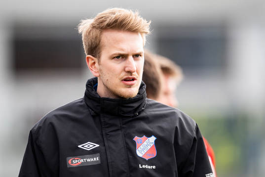 Höganäs assisterande tränare Linus Ahlberg