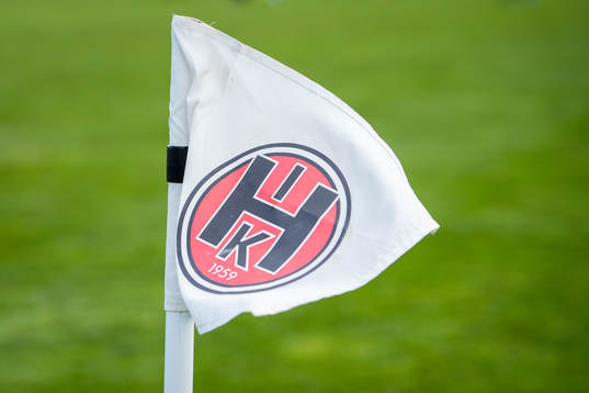 Hörnflagga med Hittarps klubbmärke