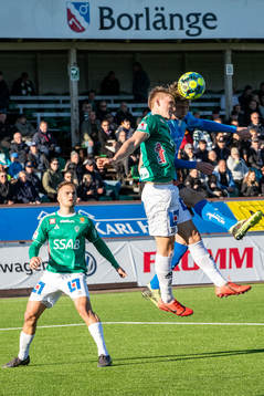 Brages Bjarni Mark Antonsson Duffield och Halmstads Gabriel