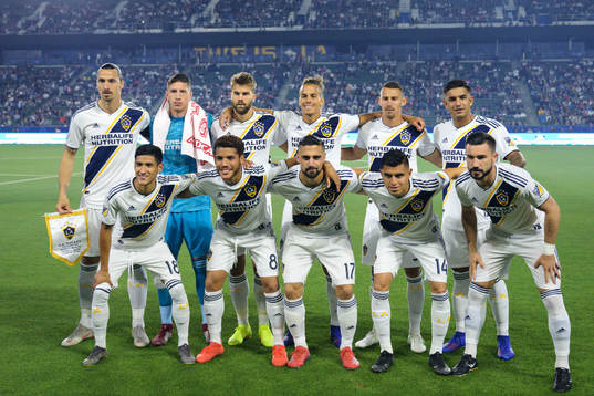The starting eleven of LA Galaxy