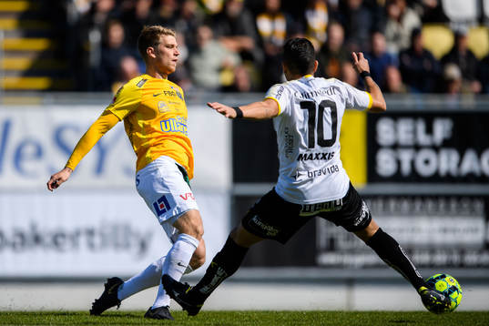 Falkenbergs Marcus Klingenberg Mathisen och Häckens
