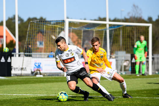 Häckens Paulinho och Falkenbergs John Björkengren