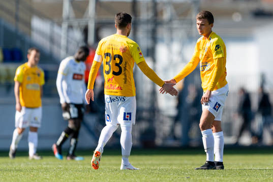Falkenbergs Tibor Brink Joza och John Björkengren deppar
