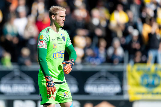 Falkenbergs målvakt Hampus Nilsson