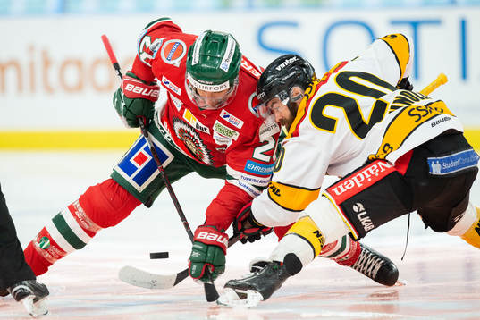 Frölundas Joel Lundqvist och Luleås Jack Connolly