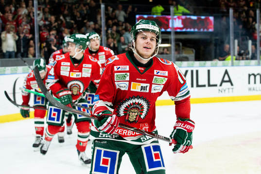 Frölundas Samuel Fagemo jublar
