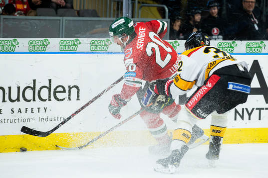 Frölundas Joel Lundqvist och Luleås Oscar Engsund