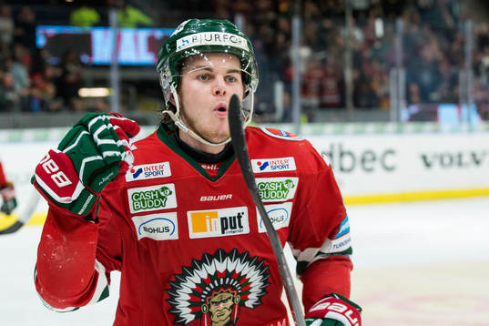 Frölundas Samuel Fagemo jublar