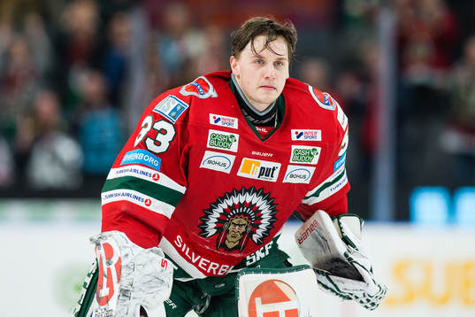 Frölundas målvakt Johan Mattsson