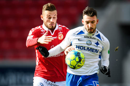 Kalmars Fidan Aliti och IFK Norrköpings Sead Haksabanovic