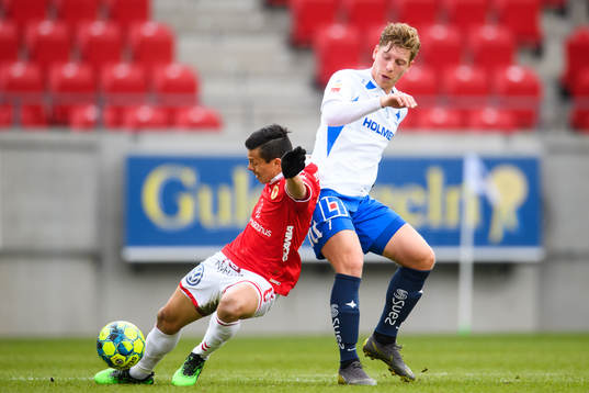 Kalmars Romário Pereira Sipião och IFK Norrköpings