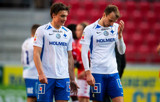 IFK Norrköpings Rasmus Lauritsen och Lars Krogh Gerson