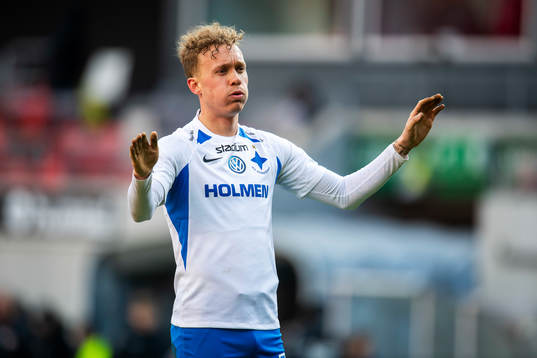 IFK Norrköpings Gudmundur Thórarinsson deppar