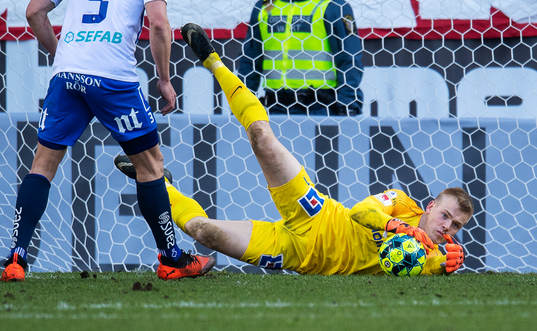 IFK Norrköpings målvakt Isak Pettersson