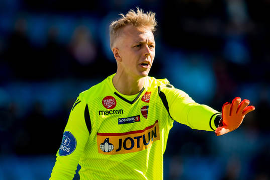 Goalkeeper Walter Viitala of Sandefjord