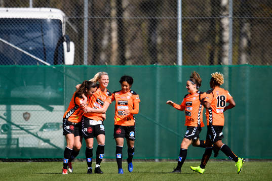 Kristianstads Svar Ros Gudmundsdottir och Evelina Duljan