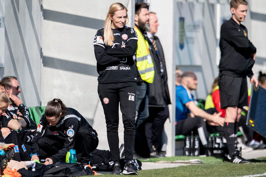 Kristianstads tränare Elisabet Gunnarsdottir