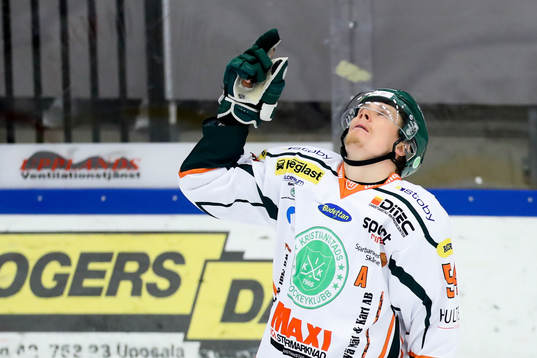 Kristianstads Johan Lundgren jublar
