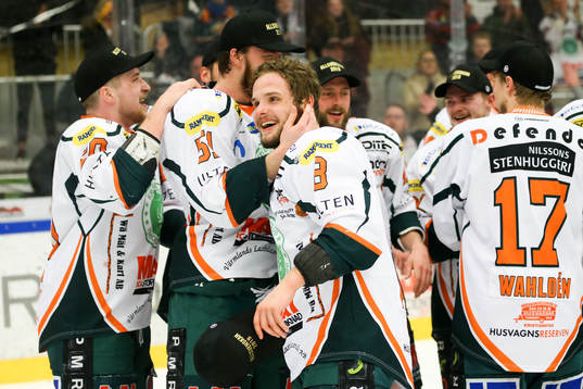 Kristianstads spelare jublar