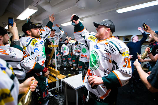 Kristianstads spelare jublar