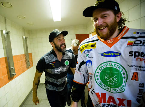 Kristianstads assisterande tränare Andreas Lilja och