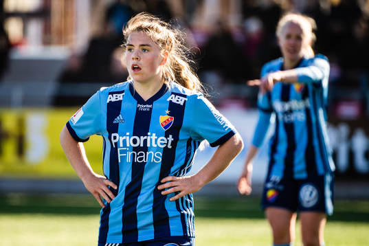 Djurgårdens Ingibjörg Sigurdadottir deppar
