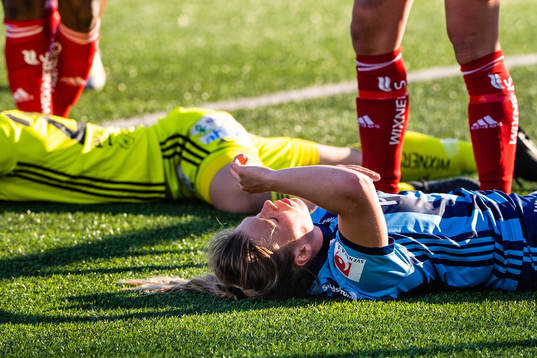 Djurgårdens Ingibjörg Sigurdadottir deppar