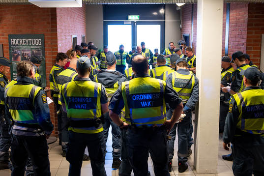 Ordningsvakter har möte