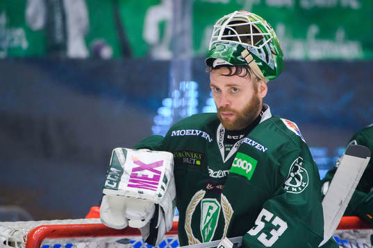 Färjestads målvakt Markus Svensson