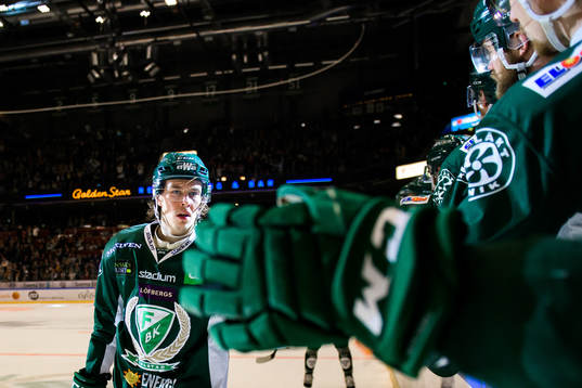 Färjestads Joakim Nygård jublar