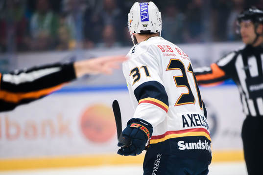 Djurgårdens Dick Axelsson blir utvisad
