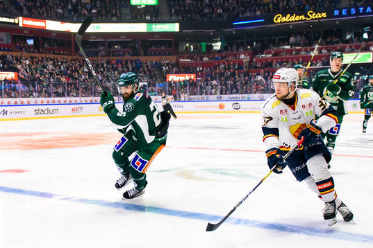 Färjestads Martin Johansson och Djurgårdens Jesper