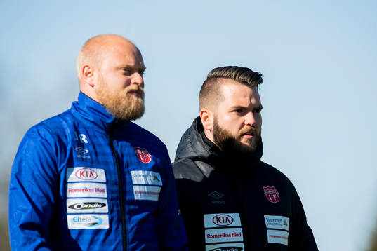 Jonas Rygg, assistant coach of Strømmen, and Ole Martin