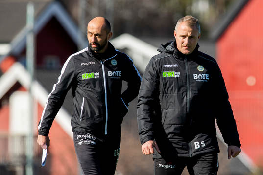 Bojan Zajic, assistant coach of Sandnes Ulf, and Bengt