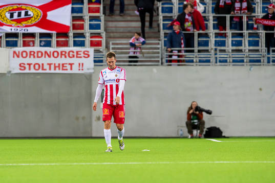 Morten Gamst Pedersen of Tromsø looks dejected