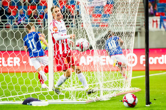 Morten Gamst Pedersen of Tromsø looks dejected