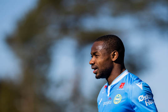 Kachi of Sandnes Ulf  looks dejected