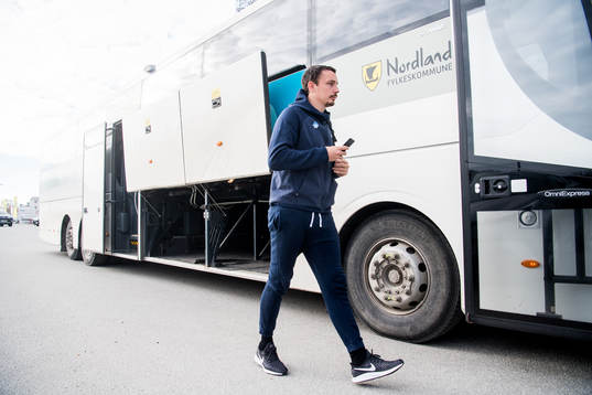Vegard Forren of Molde arrives