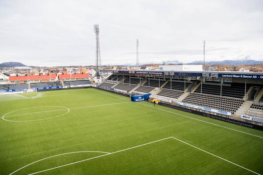 General view of Aspmyra Stadium