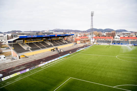 General view of Aspmyra Stadium