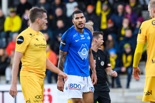 Ohi Omoijuanfo of Molde looks dejected