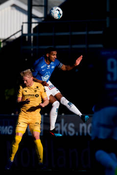 Geir André Herrem of Bodø/Glimt and Ruben Gabrielsen of