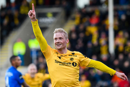 Geir André Herrem of Bodø/Glimt celebrates
