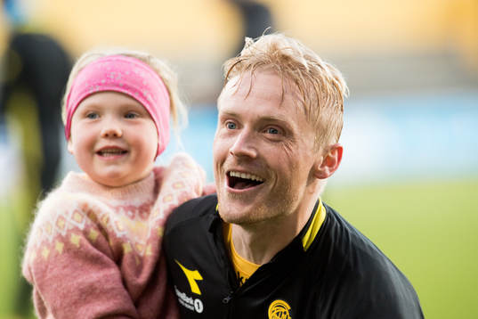 Jens Petter Hauge of Bodø/Glimt celebrates