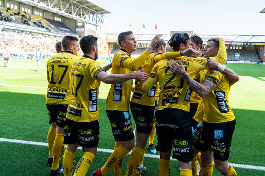 Elfsborgs spelare jublar